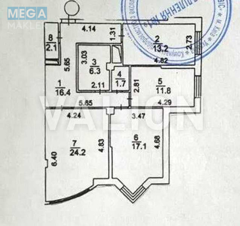 Продаж 3 кімнатної квартири (93/58/13), 14 пов. 22 пов. будинку, <a class="location-link" href="/kiev/" title="Недвижимость Київ">Київ</a>, <a class="location-link" href="/kiev/svyatoshinskij/" title="Недвижимость Святошинський район">Святошинський р-н</a>, Академіка Палладіна просп., 20 (изображение 6)