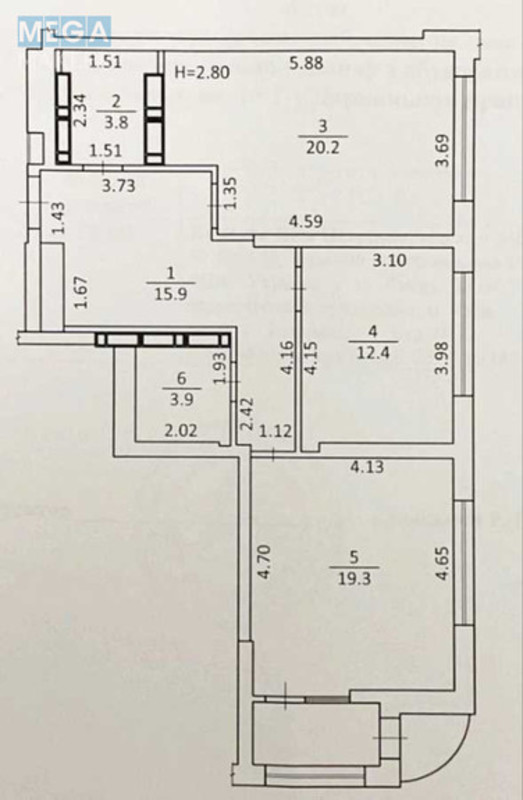 Продаж 2 кімнатної квартири (80/32/20), 18 пов. 26 пов. будинку, <a class="location-link" href="/kiev/" title="Недвижимость Київ">Київ</a>, <a class="location-link" href="/kiev/darnickij/" title="Недвижимость Дарницький район">Дарницький р-н</a>, Завальна вул., 10г (изображение 16)