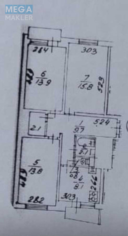 Продаж 3 кімнатної квартири (68/43/8), 5 пов. 16 пов. будинку, <a class="location-link" href="/kiev/" title="Недвижимость Київ">Київ</a>, <a class="location-link" href="/kiev/obolonskij/" title="Недвижимость Оболонський район">Оболонський р-н</a>, Литовский просп. (изображение 8)