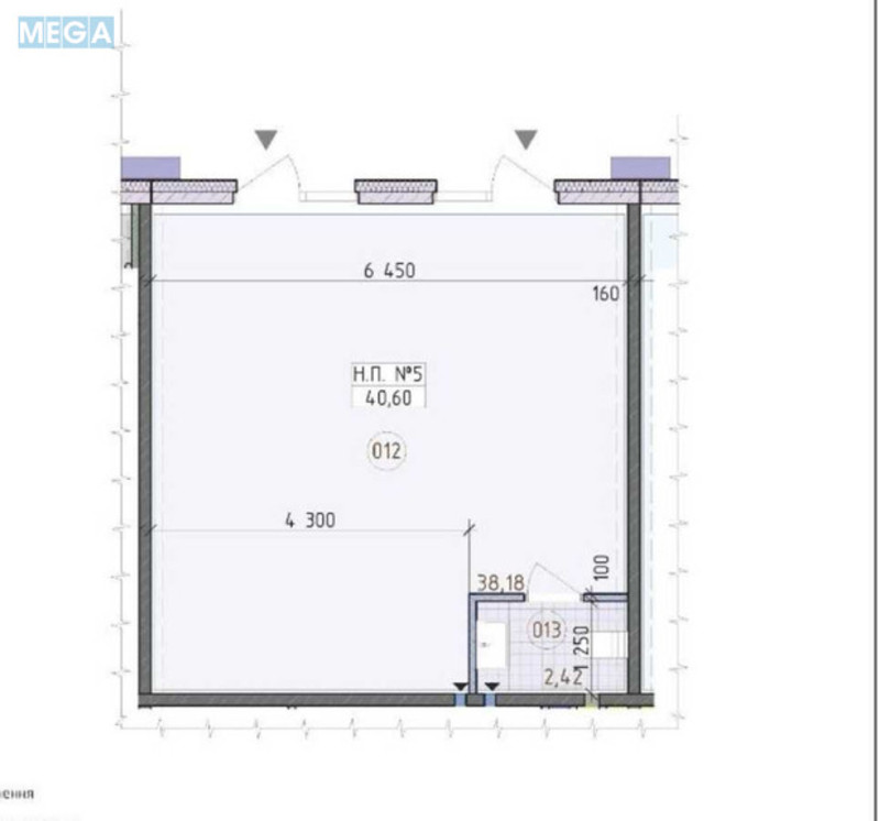 Продаж комерційної нерухомості, 40&nbsp;кв.м, под магазин, <a class="location-link" href="/kiev/" title="Недвижимость Київ">Київ</a>, <a class="location-link" href="/kiev/goloseevskij/" title="Недвижимость Голосіївський район">Голосіївський р-н</a>, Михаила Максимовича ул., 26 (изображение 3)