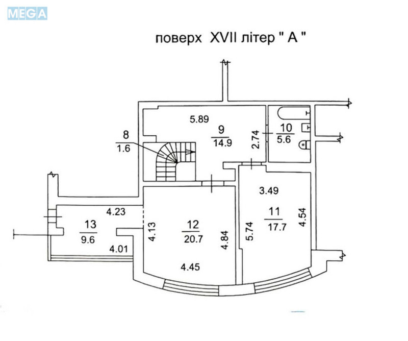 Продаж 5 кімнатної квартири (192/109/16), 16 пов. 17 пов. будинку, <a class="location-link" href="/kiev/" title="Недвижимость Київ">Київ</a>, <a class="location-link" href="/kiev/goloseevskij/" title="Недвижимость Голосіївський район">Голосіївський р-н</a>, Валерія Лобановського просп., 126-Г (изображение 19)