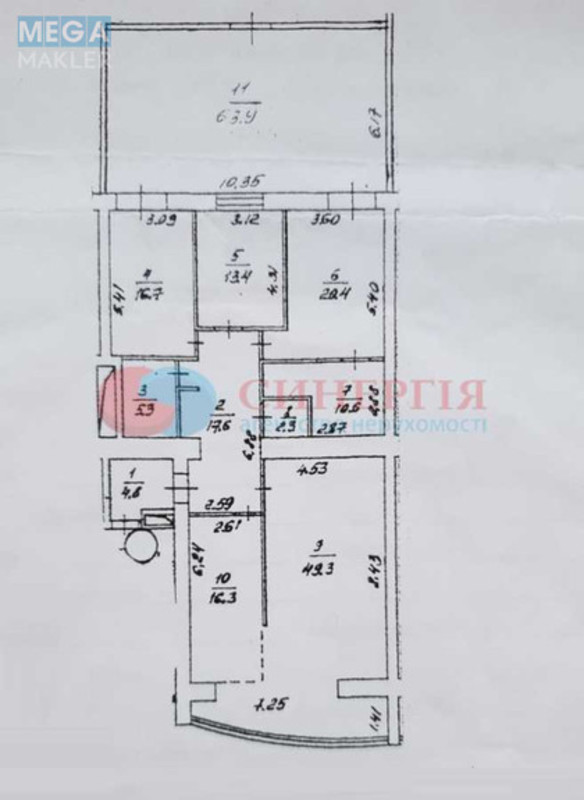 Оренда 4 кімнатні квартири, <a class="location-link" href="/kiev/" title="Недвижимость Київ">Київ</a>, <a class="location-link" href="/kiev/shevchenkovskij/" title="Недвижимость Шевченківський район">Шевченківський р-н</a>, Тургенєвська вул., 49 (изображение 16)