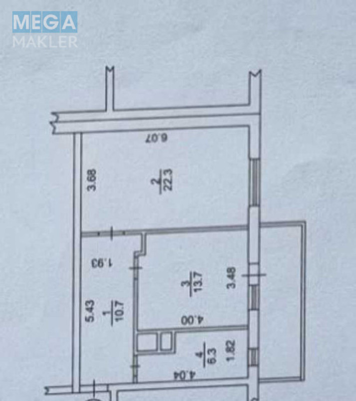 Продаж 1 кімнатної квартири (59,9/22/13,7), 14 пов. 25 пов. будинку, <a class="location-link" href="/kiev/" title="Недвижимость Київ">Київ</a>, <a class="location-link" href="/kiev/darnickij/" title="Недвижимость Дарницький район">Дарницький р-н</a>, Елены Пчилки ул., 2А (изображение 12)