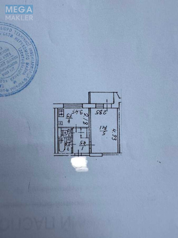 Продаж 1 кімнатної квартири (32/14/7), 8 пов. 9 пов. будинку, <a class="location-link" href="/kiev/" title="Недвижимость Київ">Київ</a>, <a class="location-link" href="/kiev/desnyanskij/" title="Недвижимость Деснянський район">Деснянський р-н</a>, Владимира Маяковского просп., 32а (изображение 24)