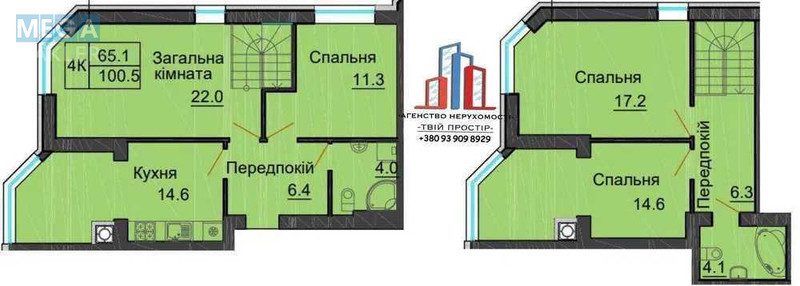 Продаж 4 кімнатної квартири (102/?/20), 9 пов. 10 пов. будинку, <a class="location-link" href="/sofievskaya-borshagovka/" title="Недвижимость Софіївська Борщагівка">Софіївська Борщагівка</a>, Мартинова, 34 (изображение 10)