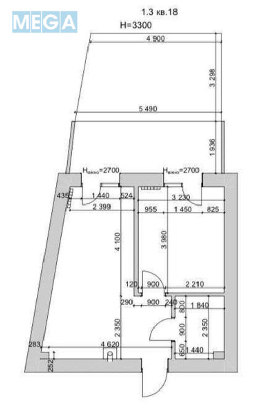 Продаж 1 кімнатної квартири (50/16/20), 1 пов. 4 пов. будинку, <a class="location-link" href="/podgorcy-selo/" title="Недвижимость Підгірці">Підгірці</a>, Паркова, 18 (изображение 15)