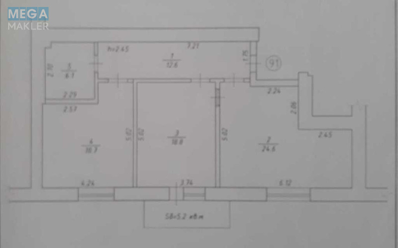 Продаж 2 кімнатної квартири (85/57/24), 9 пов. 11 пов. будинку, <a class="location-link" href="/sumi/" title="Недвижимость Суми">Суми</a>, <a class="location-link" href="/sumi/zarechnij/" title="Недвижимость Зарічний район">Зарічний р-н</a>, проспект Михайла Лушпи, 5/10 (изображение 17)