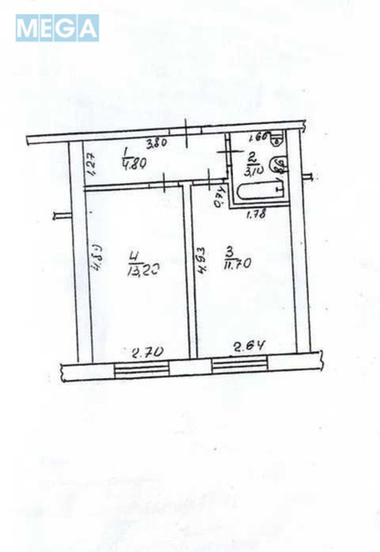 Продаж 2 кімнатної квартири (35/?/5), 1 пов. 3 пов. будинку, <a class="location-link" href="/belaya-tserkov/" title="Недвижимость Біла Церква">Біла Церква</a>, Гайок (изображение 12)