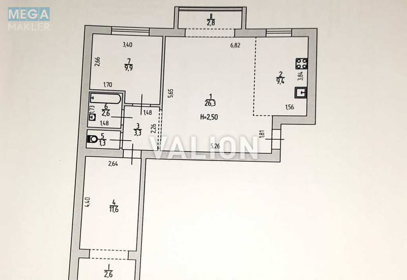 Продаж 3 кімнатної квартири (69/?/9), 9 пов. 9 пов. будинку, <a class="location-link" href="/kiev/" title="Недвижимость Київ">Київ</a>, <a class="location-link" href="/kiev/goloseevskij/" title="Недвижимость Голосіївський район">Голосіївський р-н</a>, Новопирогівська вул. (изображение 15)