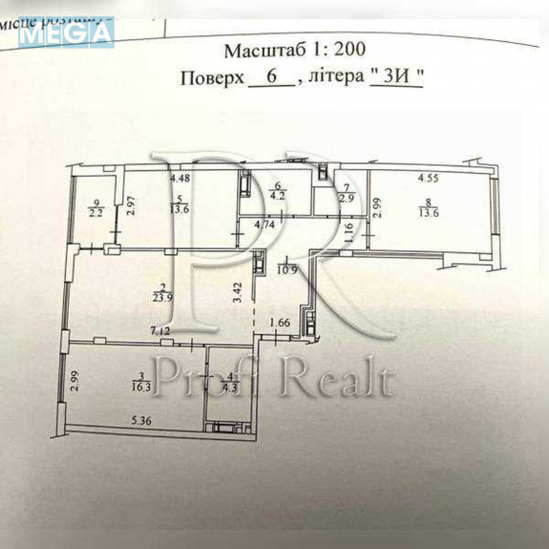 Продаж 3 кімнатної квартири (92/44/24), 6 пов. 9 пов. будинку, <a class="location-link" href="/kiev/" title="Недвижимость Київ">Київ</a>, <a class="location-link" href="/kiev/goloseevskij/" title="Недвижимость Голосіївський район">Голосіївський р-н</a>, улица Братів Шеметів, 10/8 (изображение 15)