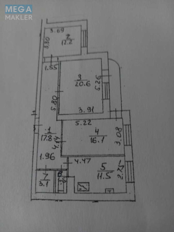 Оренда 3 кімнатної квартири, <a class="location-link" href="/kiev/" title="Недвижимость Київ">Київ</a>, <a class="location-link" href="/kiev/shevchenkovskij/" title="Недвижимость Шевченківський район">Шевченківський р-н</a>, Татарська вул., 7 (изображение 23)