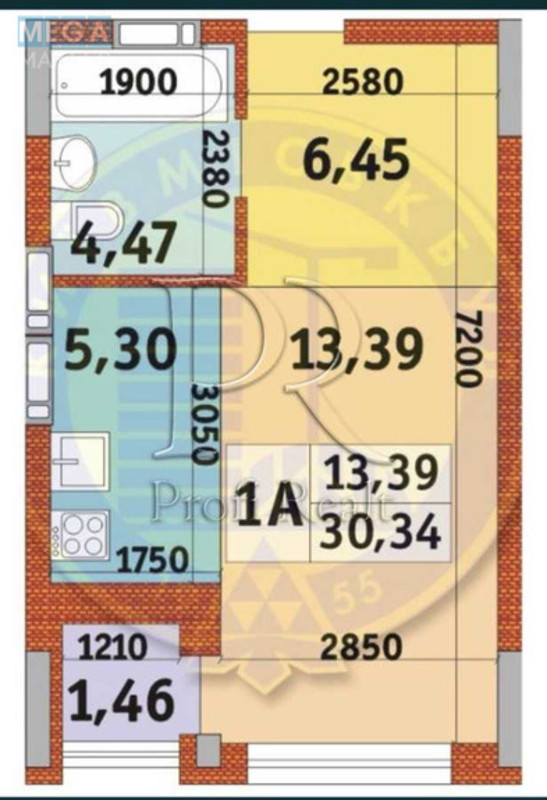 Продаж 1 кімнатної квартири (31/13/5), 3 пов. 5 пов. будинку, <a class="location-link" href="/kiev/" title="Недвижимость Київ">Київ</a>, <a class="location-link" href="/kiev/obolonskij/" title="Недвижимость Оболонський район">Оболонський р-н</a>, Квітки Цісик вул., 32 (изображение 9)