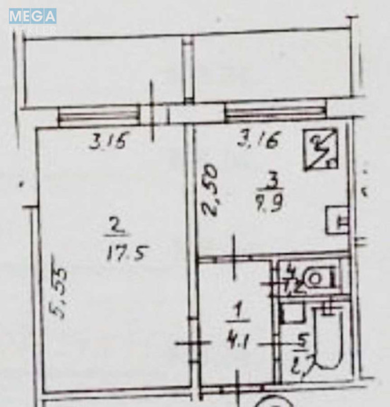 Продаж 1 кімнатної квартири (37/17/8), 1 пов. 16 пов. будинку, <a class="location-link" href="/kiev/" title="Недвижимость Київ">Київ</a>, <a class="location-link" href="/kiev/obolonskij/" title="Недвижимость Оболонський район">Оболонський р-н</a>, Петра Панча ул., 11а (изображение 9)