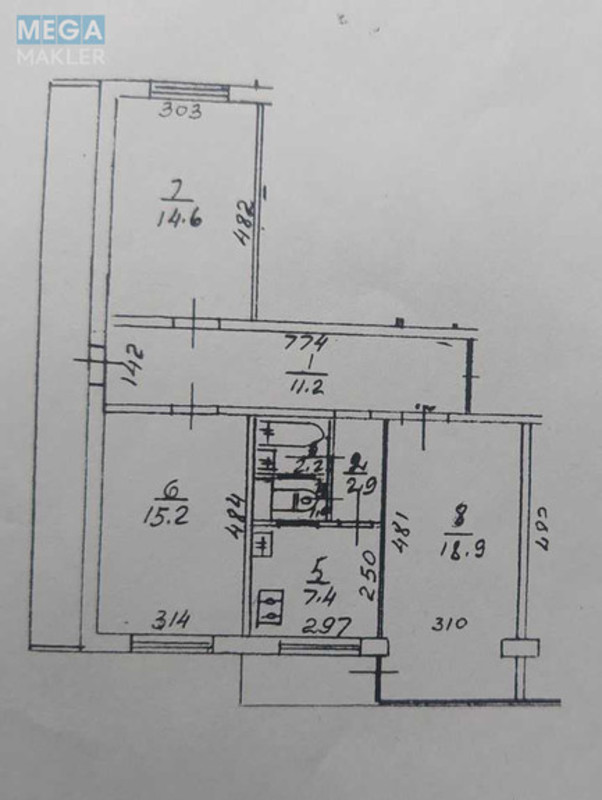 Продаж 3 кімнатної квартири (77,2/48/10), 2 пов. 9 пов. будинку, <a class="location-link" href="/kiev/" title="Недвижимость Київ">Київ</a>, <a class="location-link" href="/kiev/svyatoshinskij/" title="Недвижимость Святошинський район">Святошинський р-н</a>, Картвелішвілі вул., 5 (изображение 15)