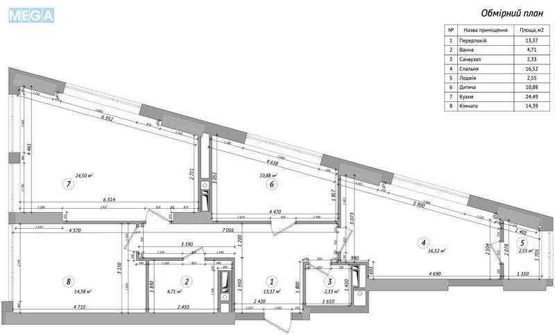 Продаж 3 кімнатної квартири (93/45/25), 28 пов. 34 пов. будинку, <a class="location-link" href="/kiev/" title="Недвижимость Київ">Київ</a>, <a class="location-link" href="/kiev/goloseevskij/" title="Недвижимость Голосіївський район">Голосіївський р-н</a>, Академіка Заболотного вул., 1а (изображение 13)