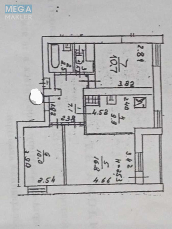 Продаж 3 кімнатної квартири (60/37/10), 1 пов. 16 пов. будинку, <a class="location-link" href="/kiev/" title="Недвижимость Київ">Київ</a>, <a class="location-link" href="/kiev/shevchenkovskij/" title="Недвижимость Шевченківський район">Шевченківський р-н</a>, Юрія Іллєнка вул. (изображение 2)