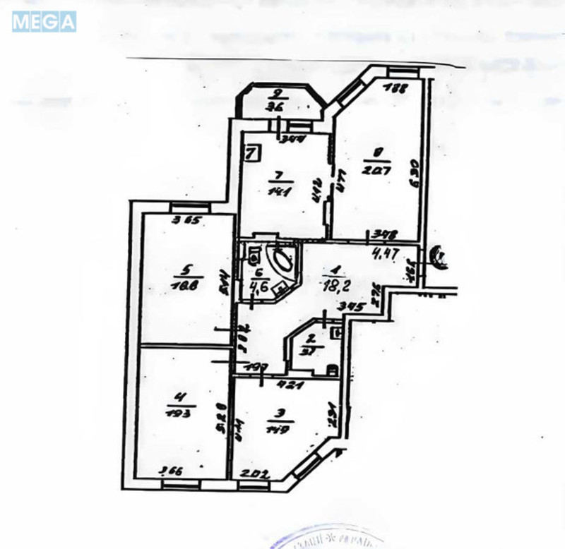 Продаж 4 кімнатної квартири (118/74/14), 9 пов. 12 пов. будинку, <a class="location-link" href="/kiev/" title="Недвижимость Київ">Київ</a>, <a class="location-link" href="/kiev/svyatoshinskij/" title="Недвижимость Святошинський район">Святошинський р-н</a>, Перемоги просп., 125 (изображение 17)