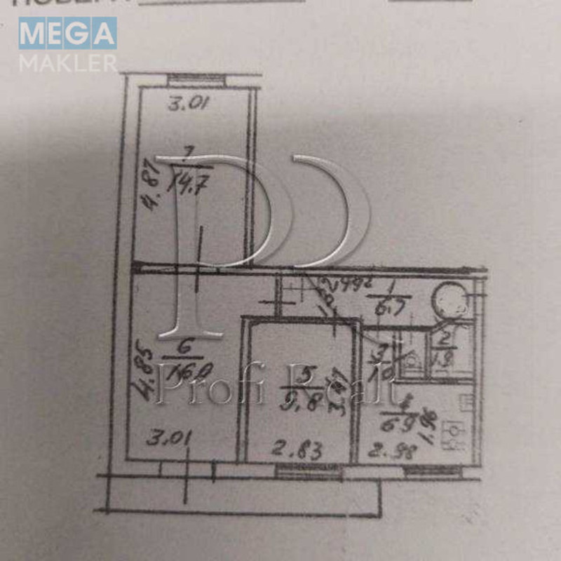 Продаж 3 кімнатної квартири (62/45/8), 1 пов. 9 пов. будинку, <a class="location-link" href="/kiev/" title="Недвижимость Київ">Київ</a>, <a class="location-link" href="/kiev/dneprovskij/" title="Недвижимость Дніпровський район">Дніпровський р-н</a>, Плеханова вулиця, 4А (изображение 21)