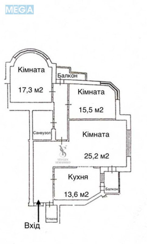 Оренда 3 кімнатної квартири, <a class="location-link" href="/kiev/" title="Недвижимость Київ">Київ</a>, <a class="location-link" href="/kiev/darnickij/" title="Недвижимость Дарницький район">Дарницький р-н</a>, Миколи Бажана просп., 1М (изображение 11)