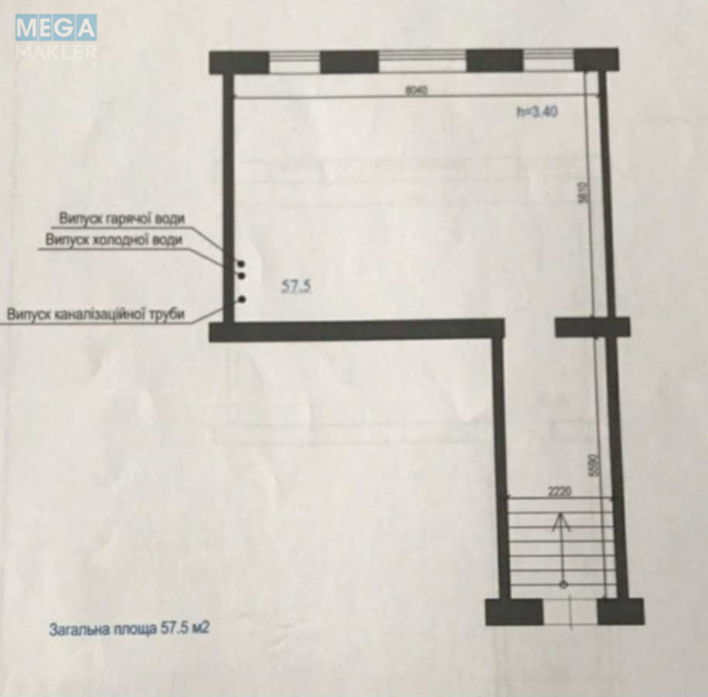 Продаж комерційної нерухомості, 57&nbsp;кв.м, <a class="location-link" href="/kiev/" title="Недвижимость Київ">Київ</a>, <a class="location-link" href="/kiev/solomenskij/" title="Недвижимость Солом'янський район">Солом'янський р-н</a>, Авиаконструктора Антонова ул., 10 (изображение 6)