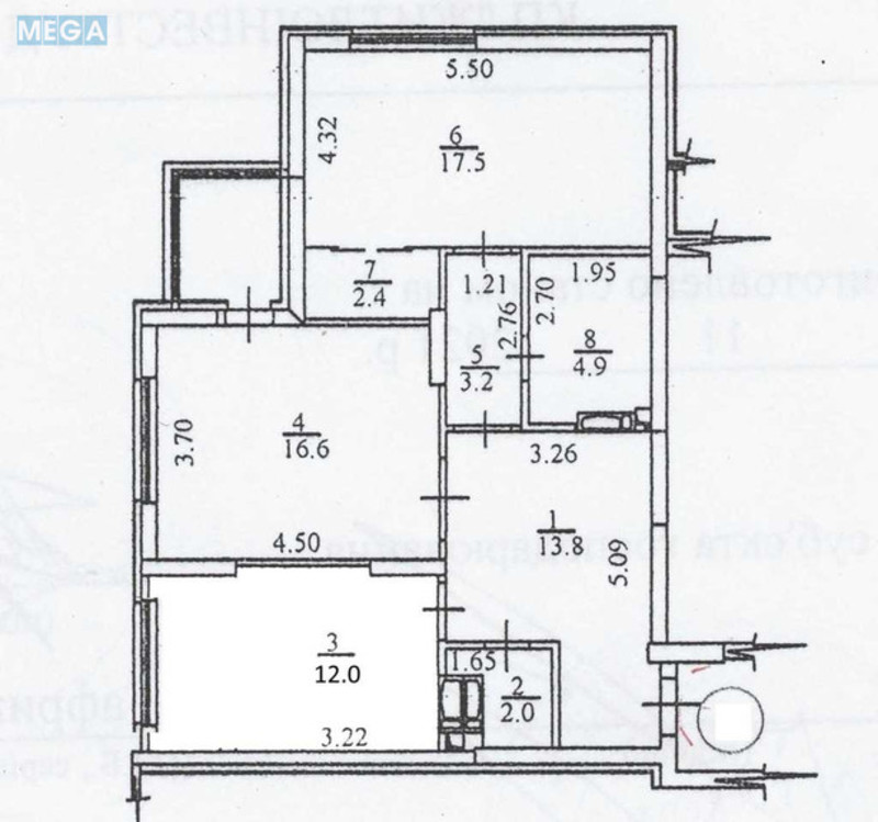 Продаж 2 кімнатної квартири (75/34/12), 6 пов. 26 пов. будинку, <a class="location-link" href="/kiev/" title="Недвижимость Київ">Київ</a>, <a class="location-link" href="/kiev/dneprovskij/" title="Недвижимость Дніпровський район">Дніпровський р-н</a>, Краківська вул., 27 (изображение 2)