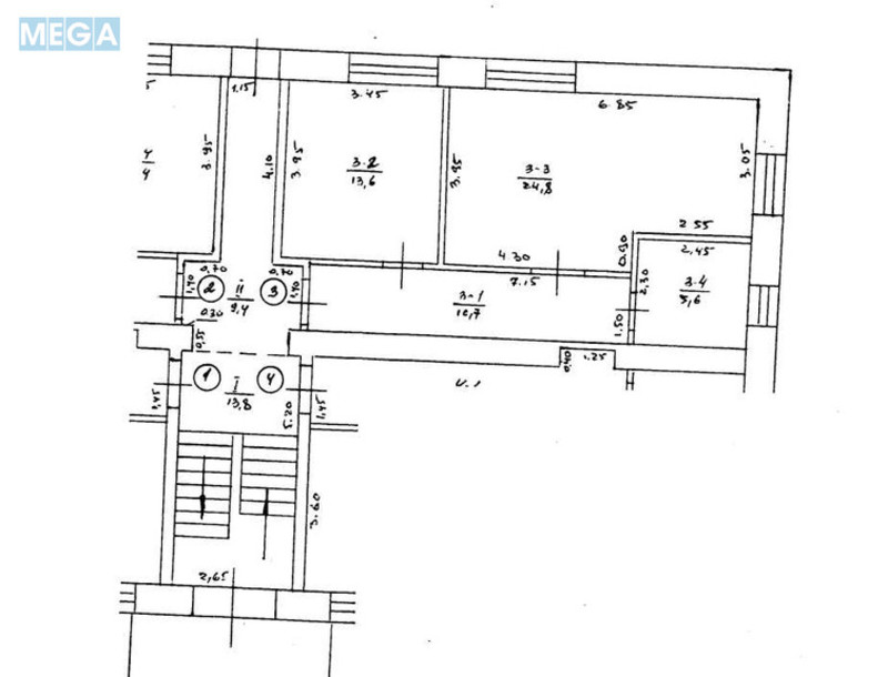 Продаж 2 кімнатної квартири (57/13/24), 2 пов. 4 пов. будинку, <a class="location-link" href="/shpola/" title="Недвижимость Шпола">Шпола</a>, Слободская, 108а (изображение 11)