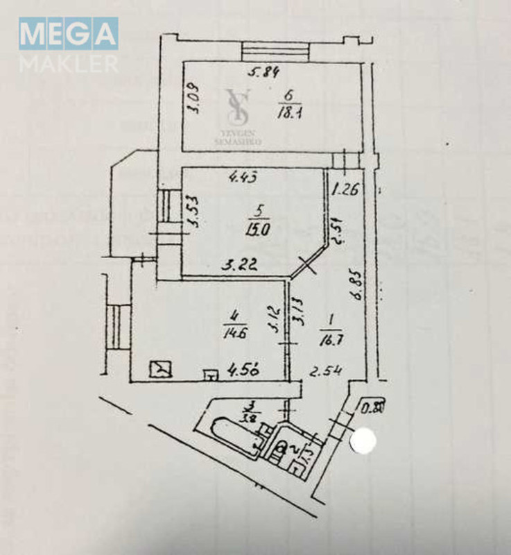 Продаж 2 кімнатної квартири (71/33/15), 1 пов. 14 пов. будинку, <a class="location-link" href="/kiev/" title="Недвижимость Київ">Київ</a>, <a class="location-link" href="/kiev/darnickij/" title="Недвижимость Дарницький район">Дарницький р-н</a>, Вишняківська вул., 13а (изображение 3)