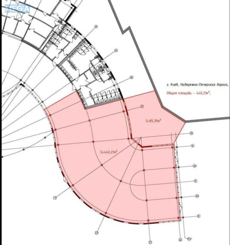 Оренда комерційної нерухомості, 422&nbsp;кв.м, под магазин, <a class="location-link" href="/kiev/" title="Недвижимость Київ">Київ</a>, <a class="location-link" href="/kiev/pecherskij/" title="Недвижимость Печерський район">Печерський р-н</a>, Набережно-Печерская дорога, 10 (изображение 2)