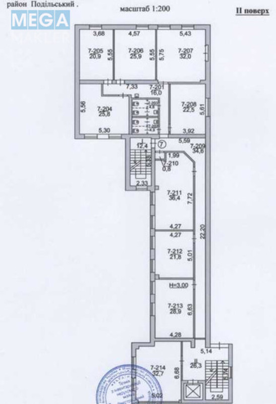 Оренда комерційної нерухомості, 350&nbsp;кв.м, под офис, <a class="location-link" href="/kiev/" title="Недвижимость Київ">Київ</a>, <a class="location-link" href="/kiev/podolskij/" title="Недвижимость Подільський район">Подільський р-н</a>, Нижнеюрковская ул. (изображение 4)