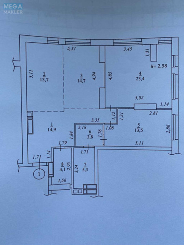 Продаж 3 кімнатної квартири (91/?/30), 3 пов. 24 пов. будинку, <a class="location-link" href="/kiev/" title="Недвижимость Київ">Київ</a>, <a class="location-link" href="/kiev/shevchenkovskij/" title="Недвижимость Шевченківський район">Шевченківський р-н</a>, Дегтяревская ул., 17 (изображение 4)