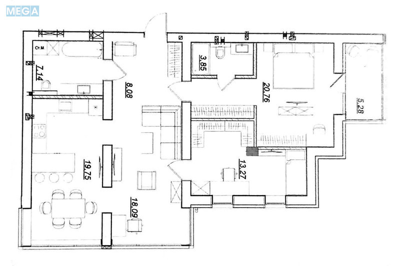 Новобудова, 4 поверхів, <a class="location-link" href="/zazimya/" title="Недвижимость Зазим'я">Зазим`я</a>, Киевская (изображение 24)