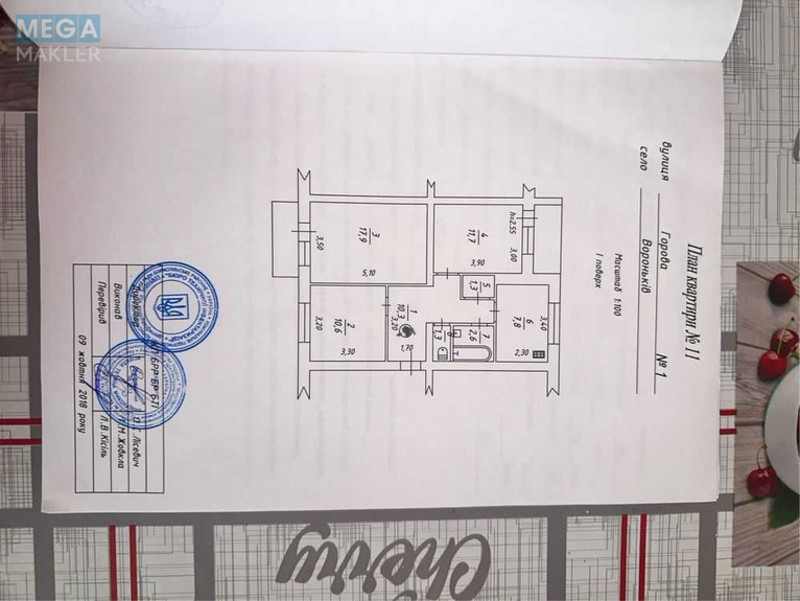 Продаж 3 кімнатної квартири (66/?/8), 1 пов. 2 пов. будинку, <a class="location-link" href="/voronkov/" title="Недвижимость Вороньків">Вороньків</a>, Центральна (изображение 18)