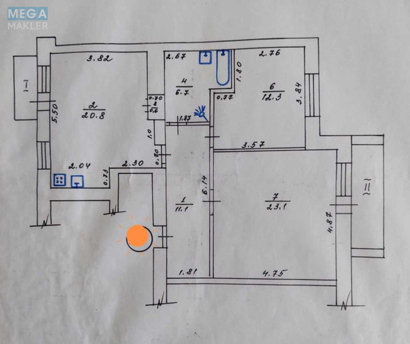 Новобудова, 9 поверхів, <a class="location-link" href="/kharkov/" title="Недвижимость Харків">Харків</a>, <a class="location-link" href="/kharkov/dzerzhinskij/" title="Недвижимость Шевченківський (Дзержинський) район">Шевченківський (Дзержинський) р-н</a>, Ахсарова, 3В (изображение 15)