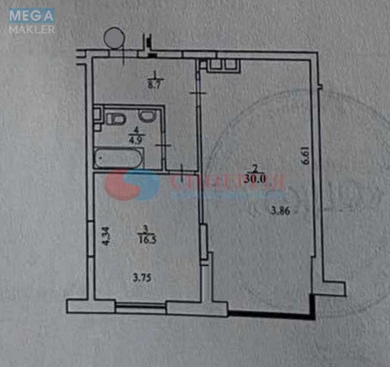 Оренда 2 кімнатної квартири, <a class="location-link" href="/kiev/" title="Недвижимость Київ">Київ</a>, <a class="location-link" href="/kiev/shevchenkovskij/" title="Недвижимость Шевченківський район">Шевченківський р-н</a>, Бульварно-Кудрявська вул., 17 (изображение 15)