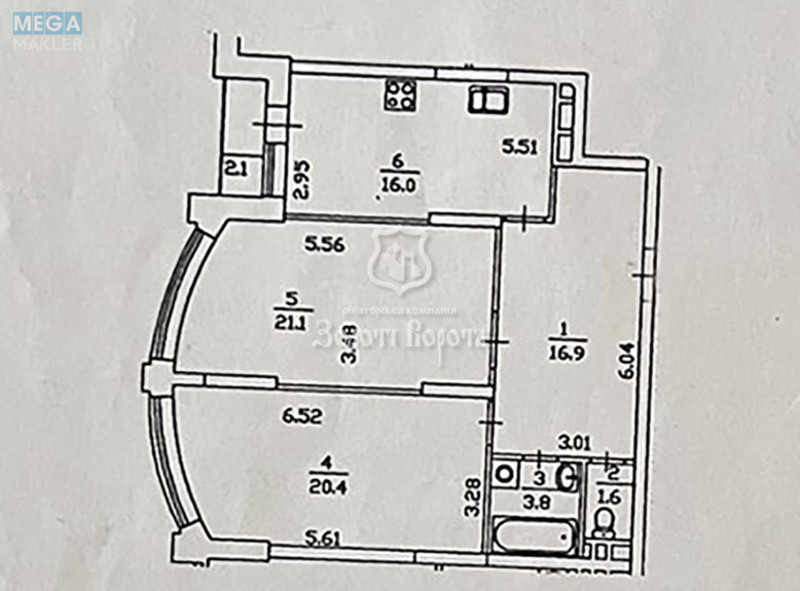 Продаж 2 кімнатної квартири (82/42/16), 11 пов. 25 пов. будинку, <a class="location-link" href="/kiev/" title="Недвижимость Київ">Київ</a>, <a class="location-link" href="/kiev/svyatoshinskij/" title="Недвижимость Святошинський район">Святошинський р-н</a>, Верховинна вул., 37 (изображение 20)