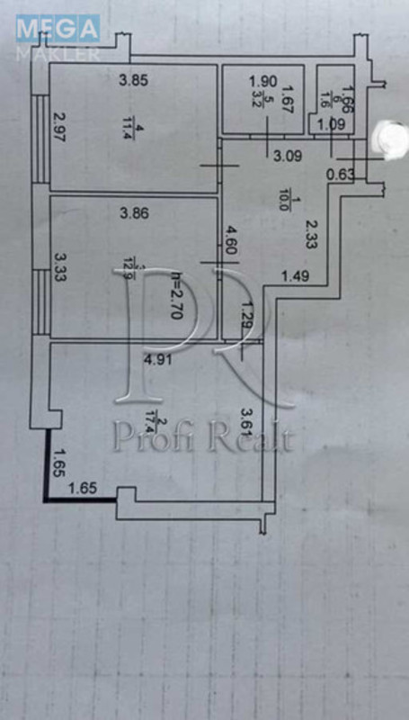 Продаж 2 кімнатної квартири (55/25/17), 4 пов. 16 пов. будинку, <a class="location-link" href="/irpen/" title="Недвижимость Ірпінь">Ірпінь</a>, Університетська вулиця, 3/6 (изображение 16)