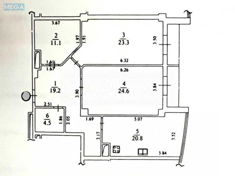 Оренда 2 кімнатної квартири, <a class="location-link" href="/kiev/" title="Недвижимость Київ">Київ</a>, <a class="location-link" href="/kiev/pecherskij/" title="Недвижимость Печерський район">Печерський р-н</a>, Звіринецька вул., 59 (изображение 19)