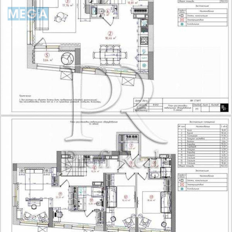 Продаж 4 кімнатної квартири (154/69/37), 25 пов. 26 пов. будинку, <a class="location-link" href="/kiev/" title="Недвижимость Київ">Київ</a>, <a class="location-link" href="/kiev/shevchenkovskij/" title="Недвижимость Шевченківський район">Шевченківський р-н</a>, Шолуденка вулиця, 30 (изображение 7)