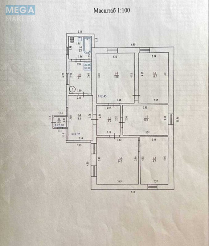 Продаж дома, 1&nbsp; поверх, 82&nbsp;кв.м, 5&nbsp;кімнат, ділянка 14&nbsp;соток, <a class="location-link" href="/novye-sanzhary/" title="Недвижимость Нові Санжарі">Нові Санжари</a>, Центральна, 1 (изображение 12)