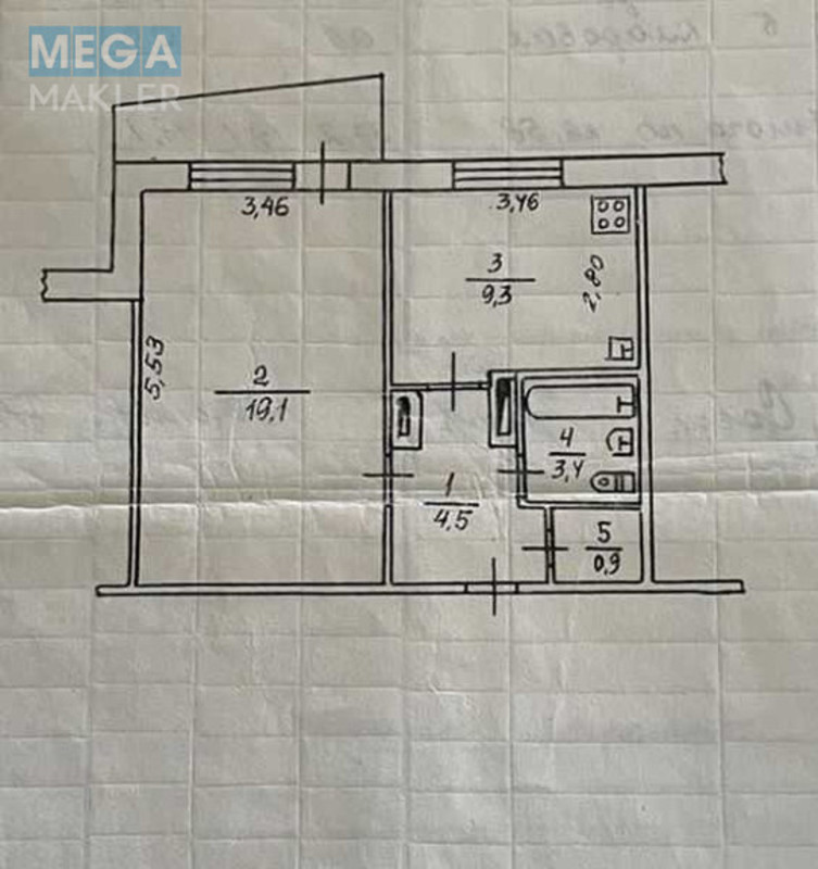 Продаж 1 кімнатної квартири (40/?/9), 6 пов. 9 пов. будинку, <a class="location-link" href="/dnepropetrovsk/" title="Недвижимость Дніпра">Дніпро</a>, Новогодняя/Мед.Академия (изображение 9)