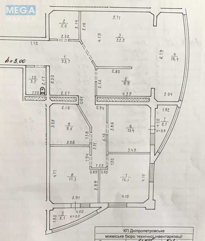 Продаж 4 кімнатної квартири (151/?/20), 8 пов. 16 пов. будинку, <a class="location-link" href="/dnepropetrovsk/" title="Недвижимость Дніпра">Дніпро</a>, Гоголя, 20Б (изображение 18)