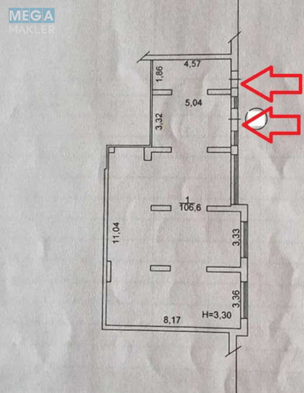 Оренда комерційної нерухомості, 100&nbsp;кв.м, под магазин, <a class="location-link" href="/kiev/" title="Недвижимость Київ">Київ</a>, <a class="location-link" href="/kiev/goloseevskij/" title="Недвижимость Голосіївський район">Голосіївський р-н</a>, Степана Рудницького вул., 19 (изображение 3)