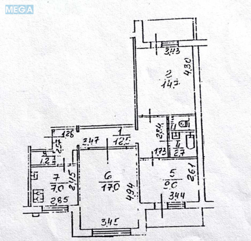 Продаж 3 кімнатної квартири (68/41/8), 6 пов. 9 пов. будинку, <a class="location-link" href="/kiev/" title="Недвижимость Київ">Київ</a>, <a class="location-link" href="/kiev/shevchenkovskij/" title="Недвижимость Шевченківський район">Шевченківський р-н</a>, Владимира Сальского ул., 8 (изображение 19)