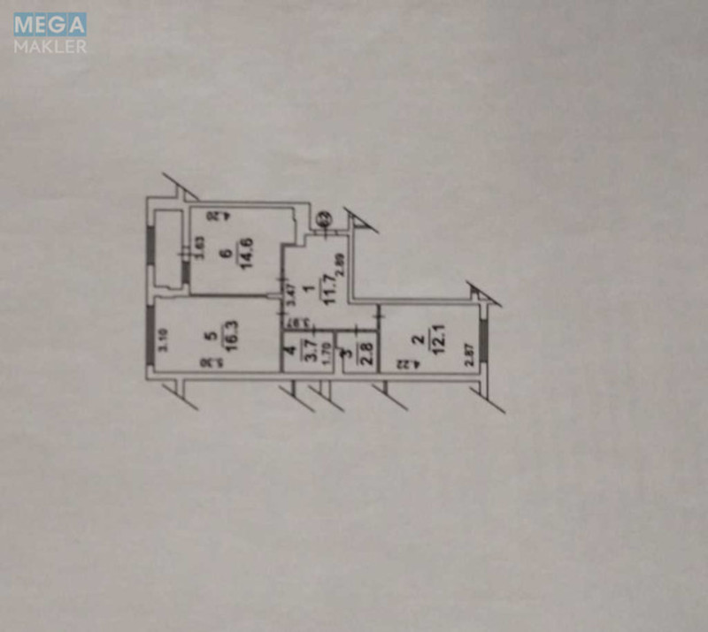 Продаж 2 кімнатної квартири (65/31/15), 7 пов. 9 пов. будинку, <a class="location-link" href="/kryukovshina/" title="Недвижимость Крюківщина">Крюківщина</a>, Одеська, 25Б (изображение 8)