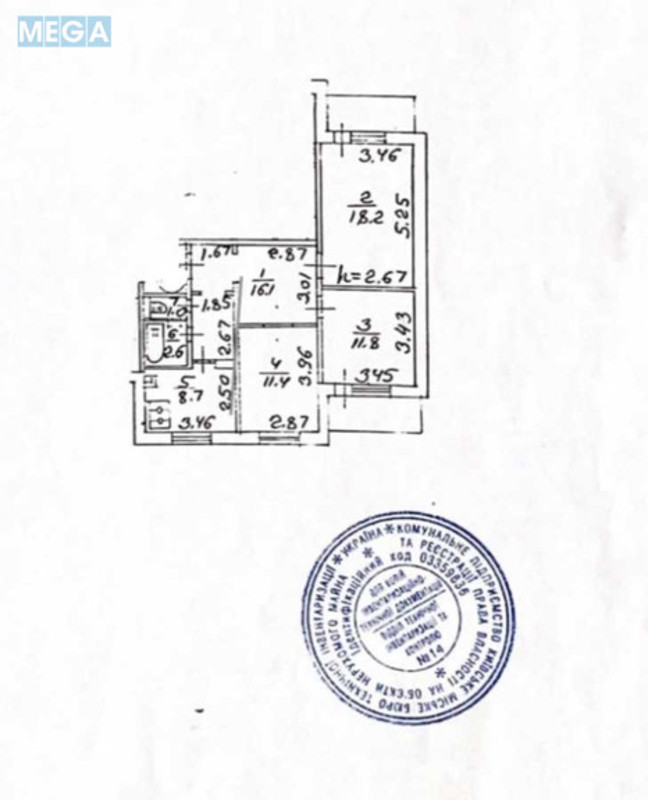 Продаж 3 кімнатної квартири (72/41/8), 2 пов. 9 пов. будинку, <a class="location-link" href="/kiev/" title="Недвижимость Київ">Київ</a>, <a class="location-link" href="/kiev/desnyanskij/" title="Недвижимость Деснянський район">Деснянський р-н</a>, Вікентія Беретті вул., 14А (изображение 15)