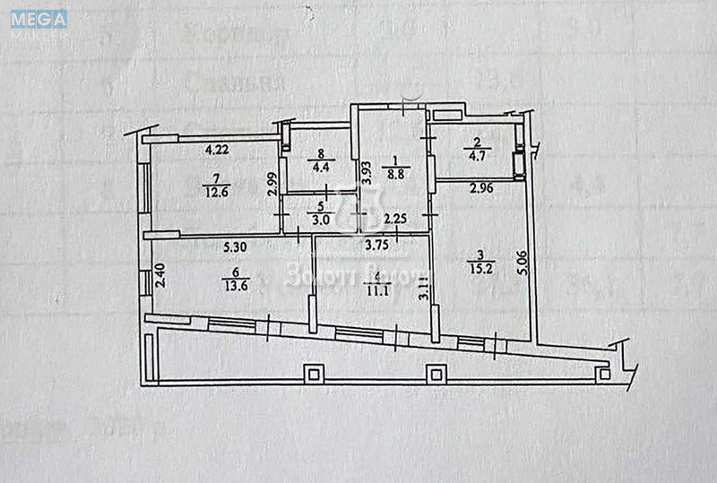 Продаж 3 кімнатної квартири (81/37/15), 5 пов. 25 пов. будинку, <a class="location-link" href="/kiev/" title="Недвижимость Київ">Київ</a>, <a class="location-link" href="/kiev/goloseevskij/" title="Недвижимость Голосіївський район">Голосіївський р-н</a>, Столичне шосе, 3 (изображение 23)