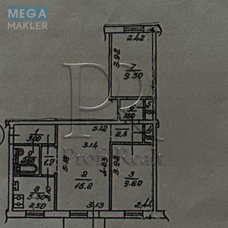 Продаж 3 кімнатної квартири (53/35/5), 5 пов. 5 пов. будинку, <a class="location-link" href="/kiev/" title="Недвижимость Київ">Київ</a>, <a class="location-link" href="/kiev/dneprovskij/" title="Недвижимость Дніпровський район">Дніпровський р-н</a>, Чупринки Григорія вулиця, 3 (изображение 13)