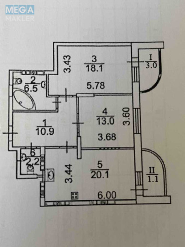 Продаж 2 кімнатної квартири (75/40/20), 21 пов. 25 пов. будинку, <a class="location-link" href="/kiev/" title="Недвижимость Київ">Київ</a>, <a class="location-link" href="/kiev/obolonskij/" title="Недвижимость Оболонський район">Оболонський р-н</a>, Петра Калнышевского ул., 7 (изображение 15)