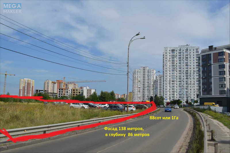 Продажа участка, 88&nbsp;соток, участок под жилую застройку, <a class="location-link" href="/kiev/" title="Недвижимость Київ">Київ</a>, <a class="location-link" href="/kiev/desnyanskij/" title="Недвижимость Деснянський район">Деснянський р-н</a>, Милославская ул. (изображение 2)