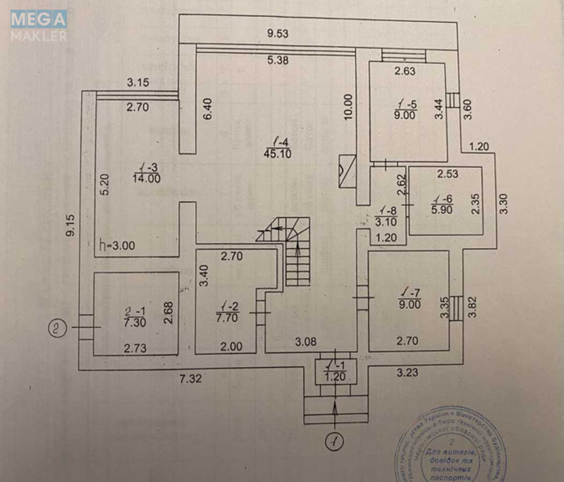 Продаж дома, 2&nbsp;поверху, 200&nbsp;кв.м, 10&nbsp;кімнат, ділянка 14&nbsp;соток, <a class="location-link" href="/oster/" title="Недвижимость Остер">Остер</a>, Тиха (изображение 11)